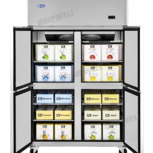 TBSC13 4 Split Door Upright Storage Freezer 1300L - Image 4