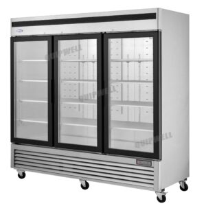 BGA2K 3 Door Upright Display Fridge 2050L - Image 3