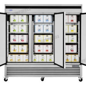 BSA2K 3 Door Upright Storage Fridge 2050L - Image 3
