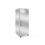 1-door commercial upright storage fridge with a stainless steel door and low running costs
