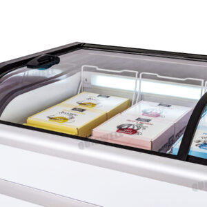 KB500 Glass Display Chest Freezer 500L - Image 4
