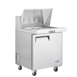 MSA22 1 Door Mega Salad Prep Fridge 220L 6×GN1/3
