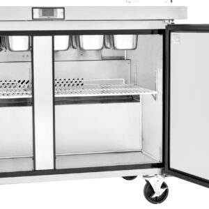 MSA42 2 Door Mega Salad Prep Fridge 420L 9×GN1/3 - Image 6