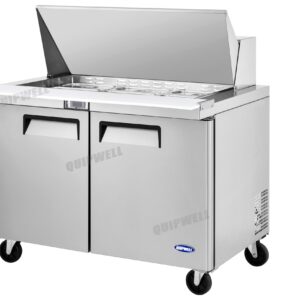 MSA42 2 Door Mega Salad Prep Fridge 420L 9×GN1/3 - Image 4