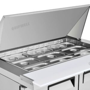 MSA42 2 Door Mega Salad Prep Fridge 420L 9×GN1/3 - Image 5