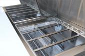 commercial mega salad prep fridge for pizzerias, cafés, and restaurants