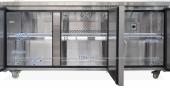 commercial mega salad prep fridge for pizzerias, cafés, and restaurants