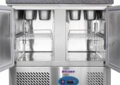 commercial saladette prep fridge for pizzerias, cafés, and restaurants