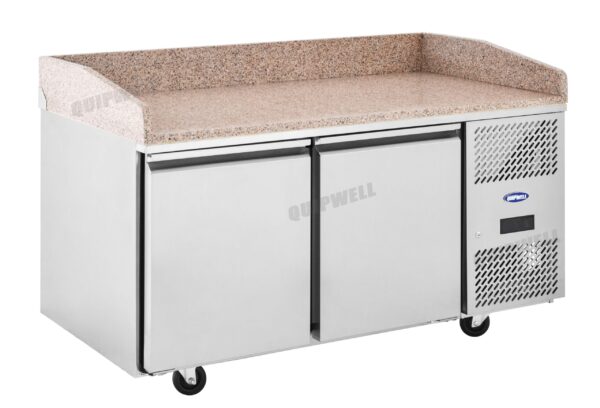 SM200-1A commercial bakery prep fridge with granite benchtop and splashbacK