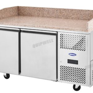 SM200 2 Door Granite Bakery Prep Fridge 380L - Image 3