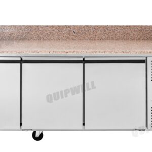 SM300 3 Door Granite Bakery Prep Fridge 580L - Image 4