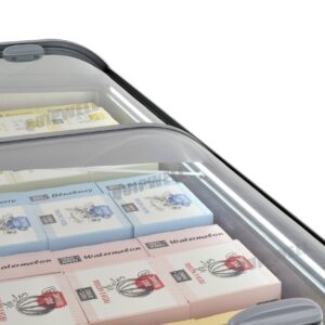 SN80A Glass Display Chest Fridge 800L (Auto Defrost) - Image 5
