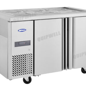SR126 2 Door Salad Toppings Fridge 340L 6×GN1/2 - Image 5