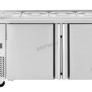 SR158 2 Door Salad Toppings Fridge 460L 8×GN1/2 - Image 5