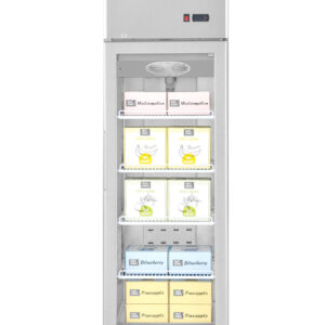 TGA50 1 Door Upright Display Fridge 410L - Image 3