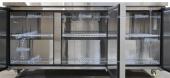 Powerful bench fridge with 540L capacity, integrated benchtop, fan-forced cooling and low energy usage