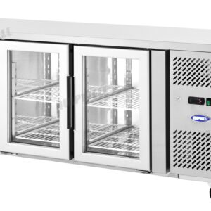 WGA42 3 Door Glass Under Bench Fridge 420L - Image 6