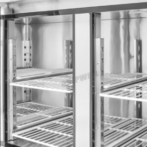 WGA42 3 Door Glass Under Bench Fridge 420L - Image 7