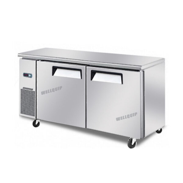banch-fridge-1.jpg 2-door commercial under bench fridge with stainless steel doors and low running costs