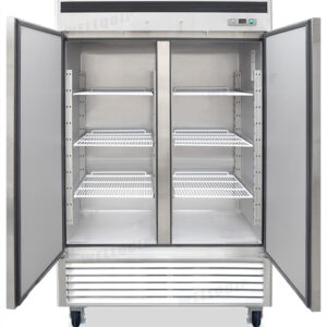 Powerful upright storage freezer with 1335L capacity, fan-forced cooling and auto defrost