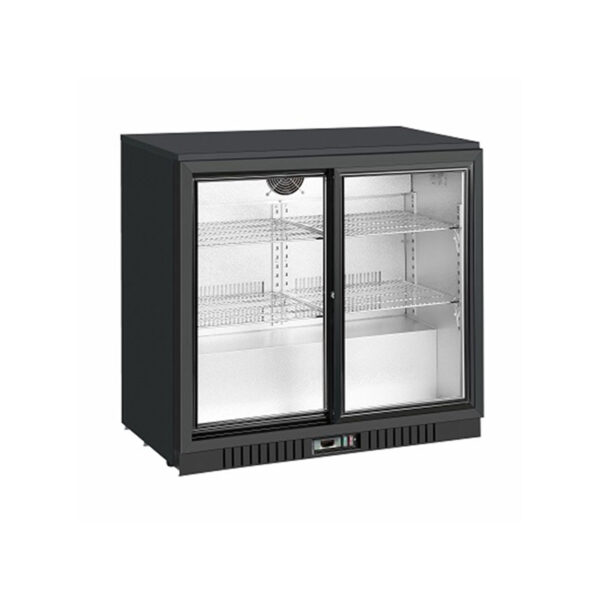 p7.jpg 2-door commercial bar fridge with glass doors and LED lighting