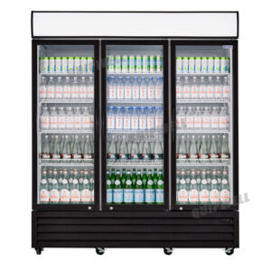 LG15HB 3 Door Upright Display Fridge 1500L - Image 3