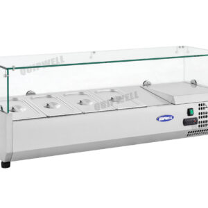 VRX124 Countertop Salad Prep Fridge 1200mm - Image 3