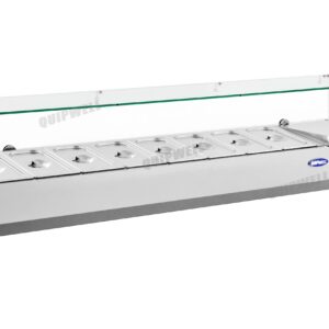 VRX188 Countertop Salad Prep Fridge 1800mm - Image 3